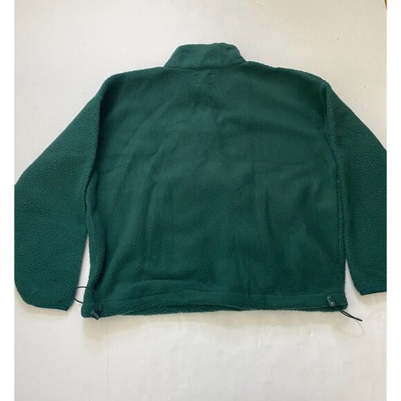 Wilo The Label Cozy Fleece Pullover,Sweater,Quarter button front Green Small,NEW - Picture 6 of 15